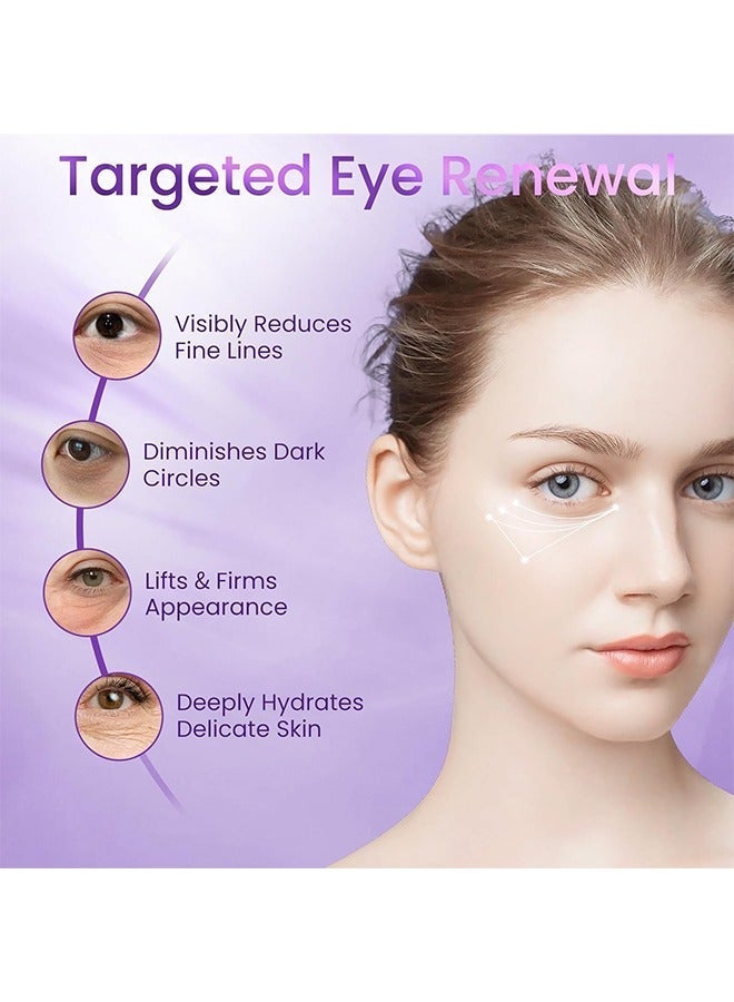 ك أو إي سي كريم العين بالريتینول لشد وتغذية البشرة، كريم مرطب ومانح للشد ومضاد للتجاعيد حول العينين للهالات السوداء والانتفاخ 20 مل - Image 2